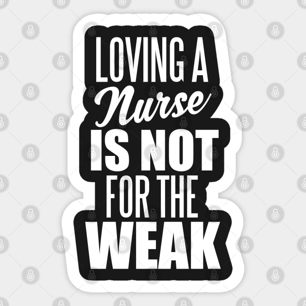 Loving a Nurse Sticker by Styleuniversal